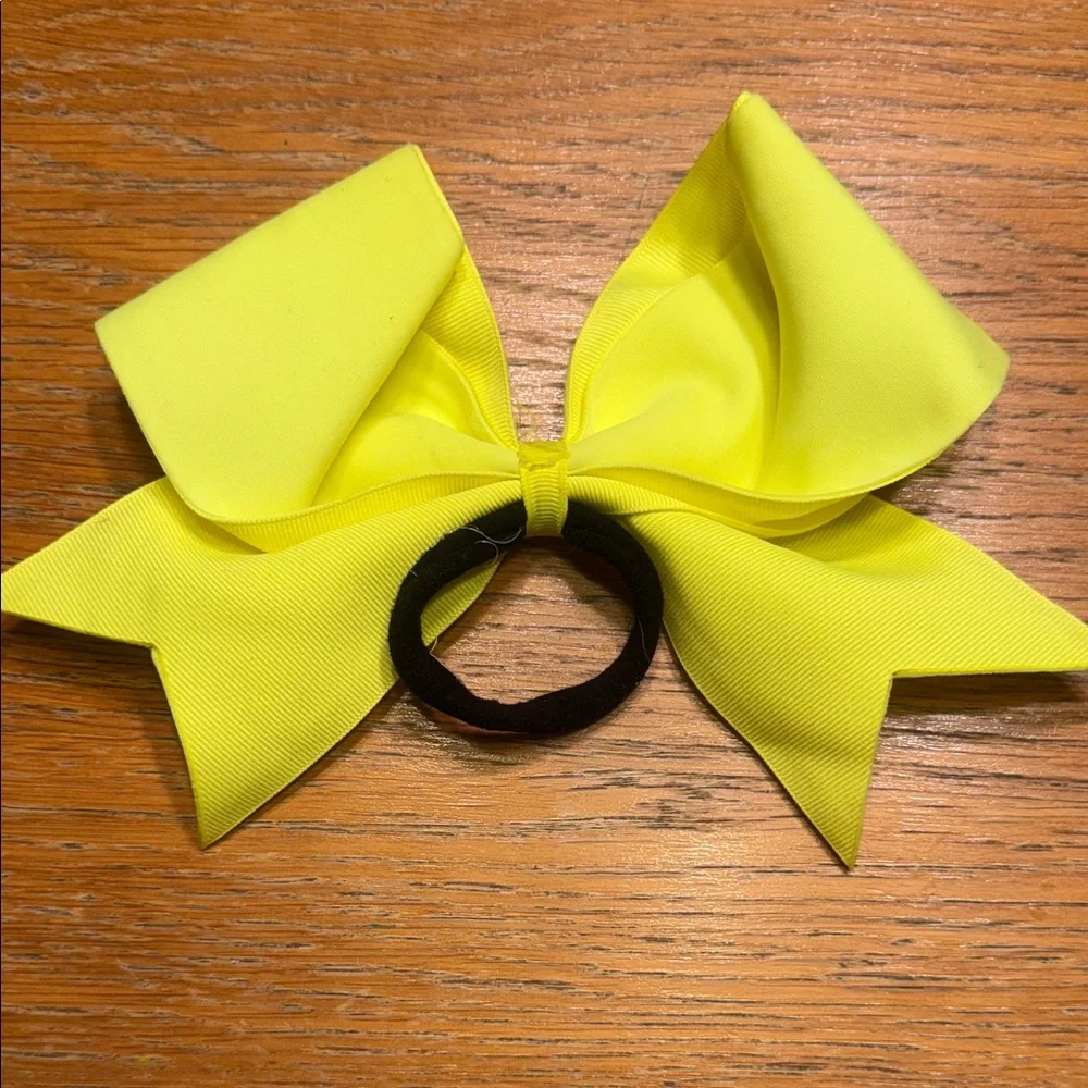 Sunny Yellow Kids Hair Bow